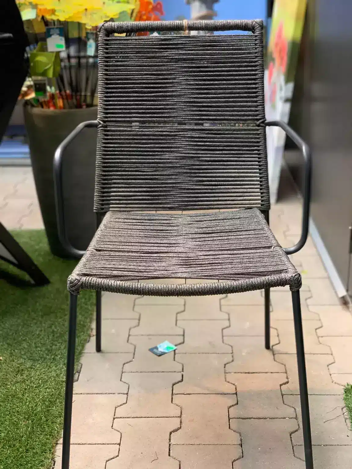 Dining tuinstoel Elos - Donkergrijs